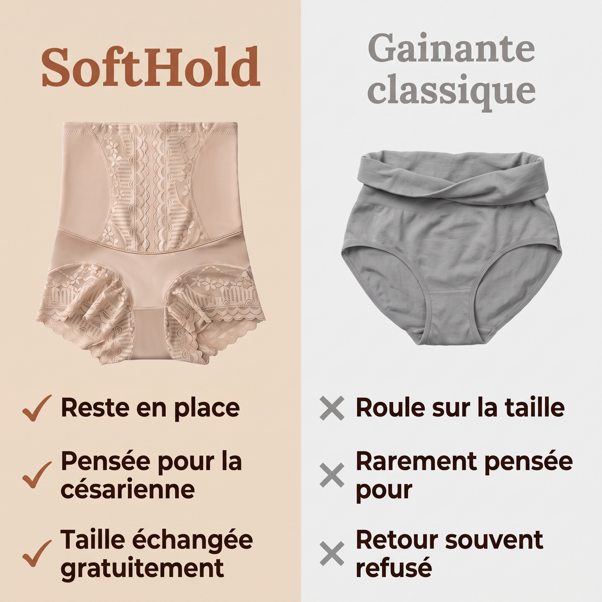 SoftHold ou culotte gainante classique